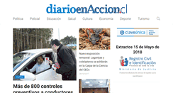 Desktop Screenshot of diarioenaccion.cl